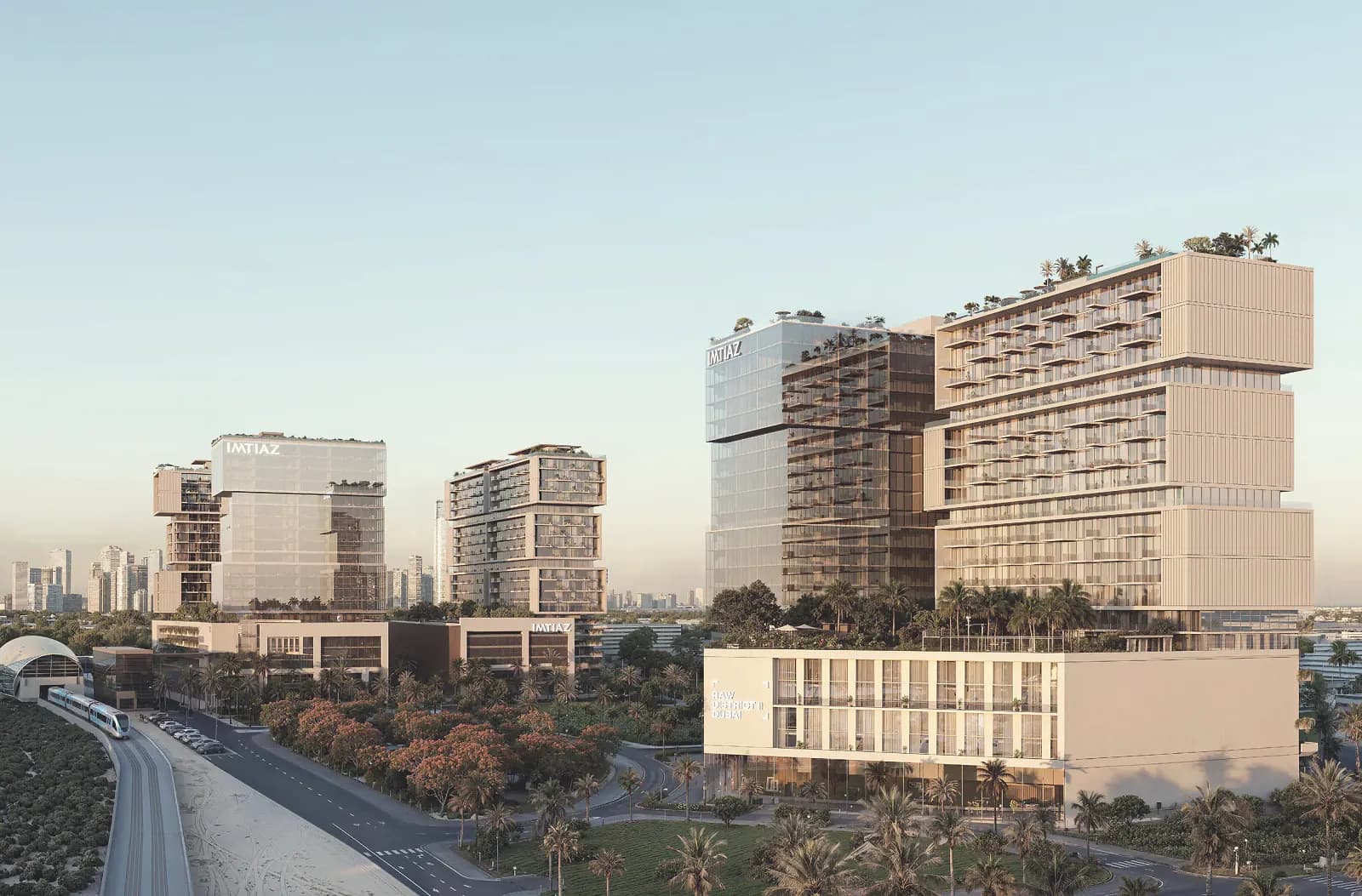 Raw District II on Sheikh Zayed Road, render